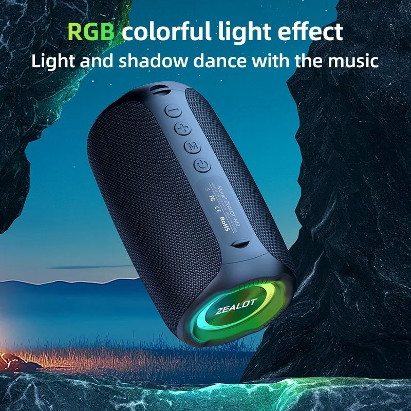 Ultra Portable Bluetooth Speaker, IP65 Waterproof, 10W Powerful Sound, 10H Playtime