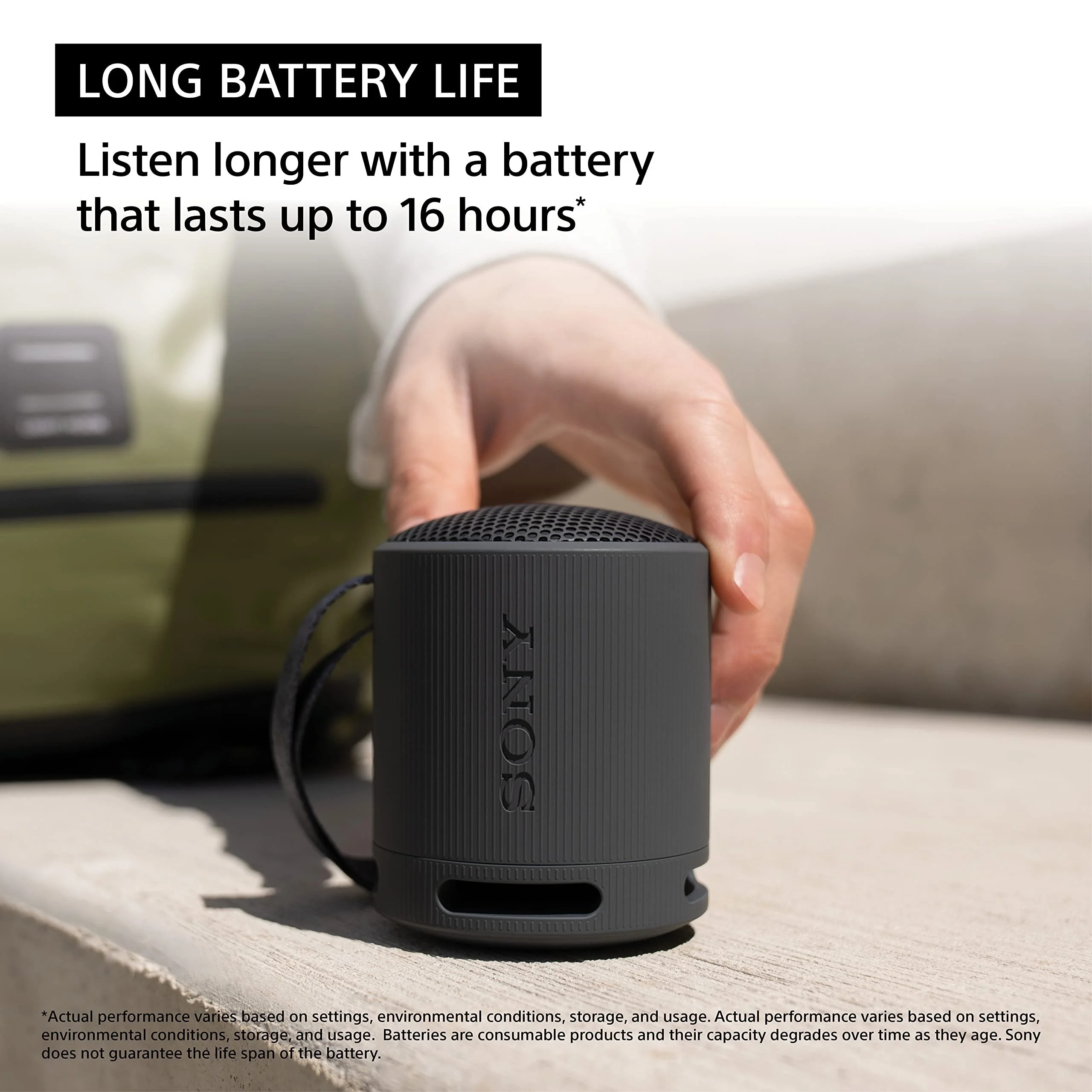Compact Bluetooth Speaker with 16 Hours Playtime - Waterproof Outdoor Sound