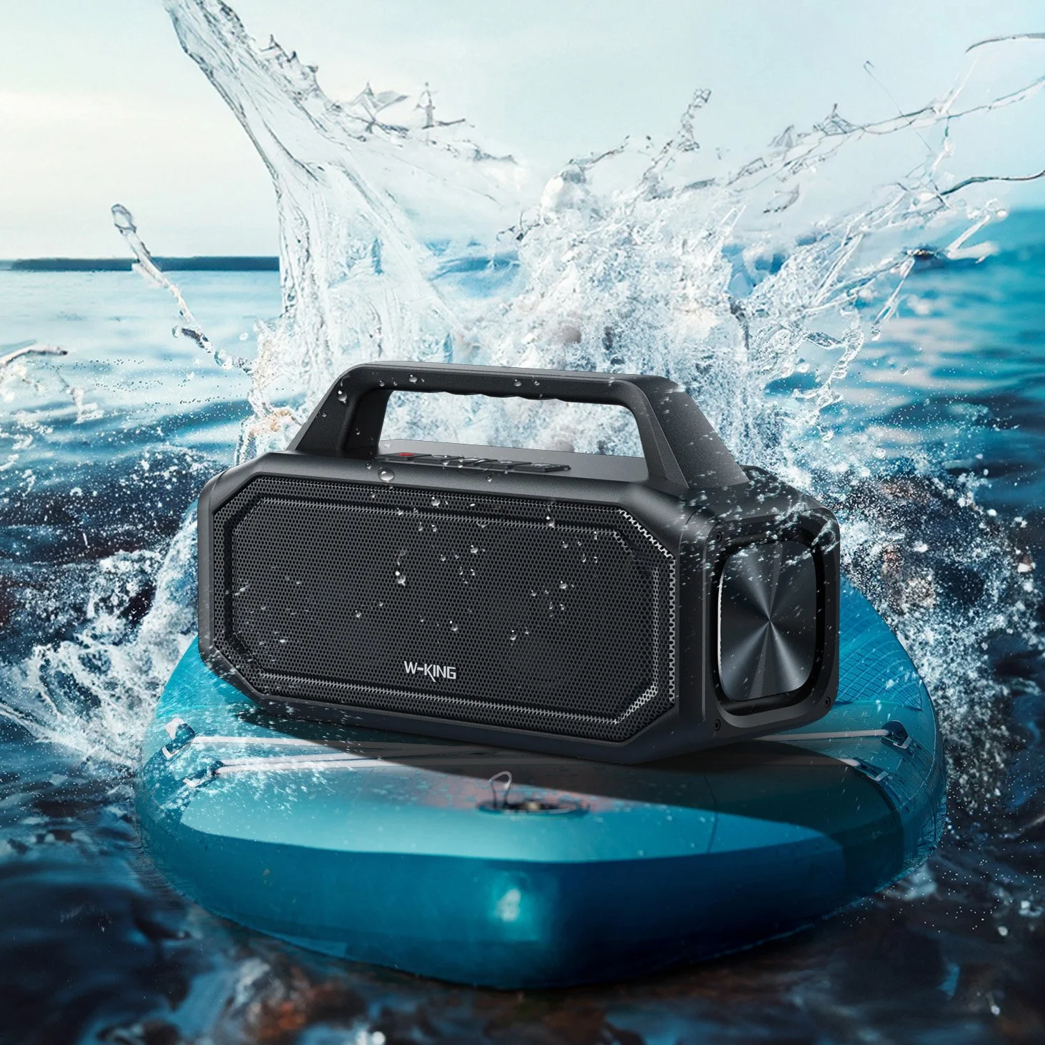 Portable Waterproof Bluetooth Speaker - 70W Loud Deep Bass Sound