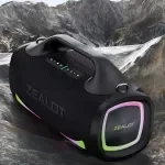 Portable Bluetooth Speaker with 100W Sound, 24-Hour Playtime, and Waterproof Design
