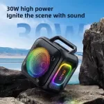 Ultra Portable Bluetooth Speaker, 30W Stereo Sound, 12H Playtime, IPX6