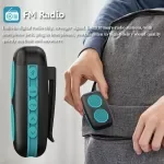 Mini Bluetooth Sports Speaker with Stereo Sound, FM Radio & TF Card