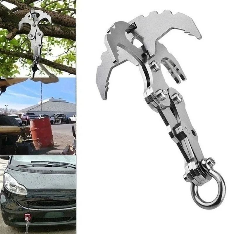 Stainless Steel Folding Gravity Grab Hook