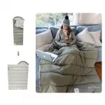 Lightweight & Warm Envelope Sleeping Bag for Spring & Autumn Camping