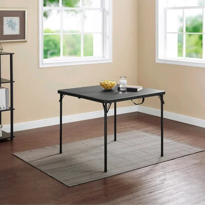 34" Square Foldable Resin Table