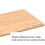 Bamboo Portable Camping Table Insert