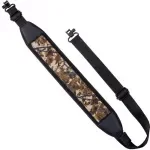 Adjustable 2-Point Gun Sling with Padded Shoulder & Secure Swivels