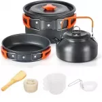 Lightweight Aluminum Camping Cooking Set for Hiking, Trekking & Outdoor Adventures