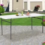 6-Foot Foldable Plastic Table