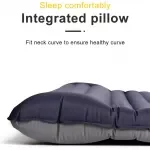 Self-Inflating Camping Mattress with Built-In Pump