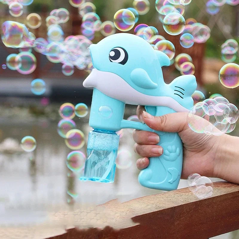 LED Light Bubble Gun