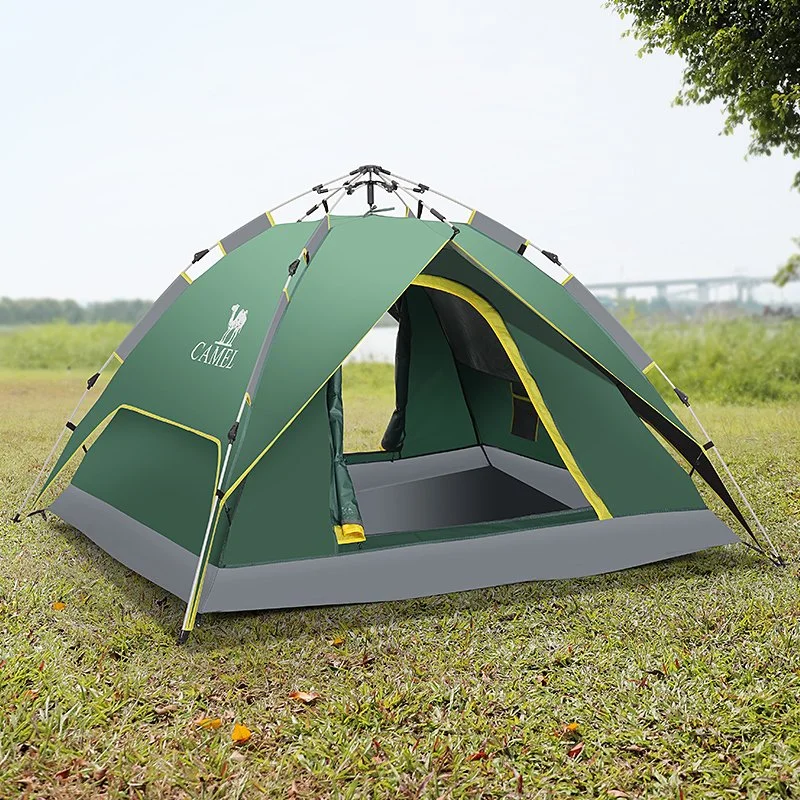Portable Double Folding Automatic Camping Tent - Sunscreen & Rainproof for 3-4 People