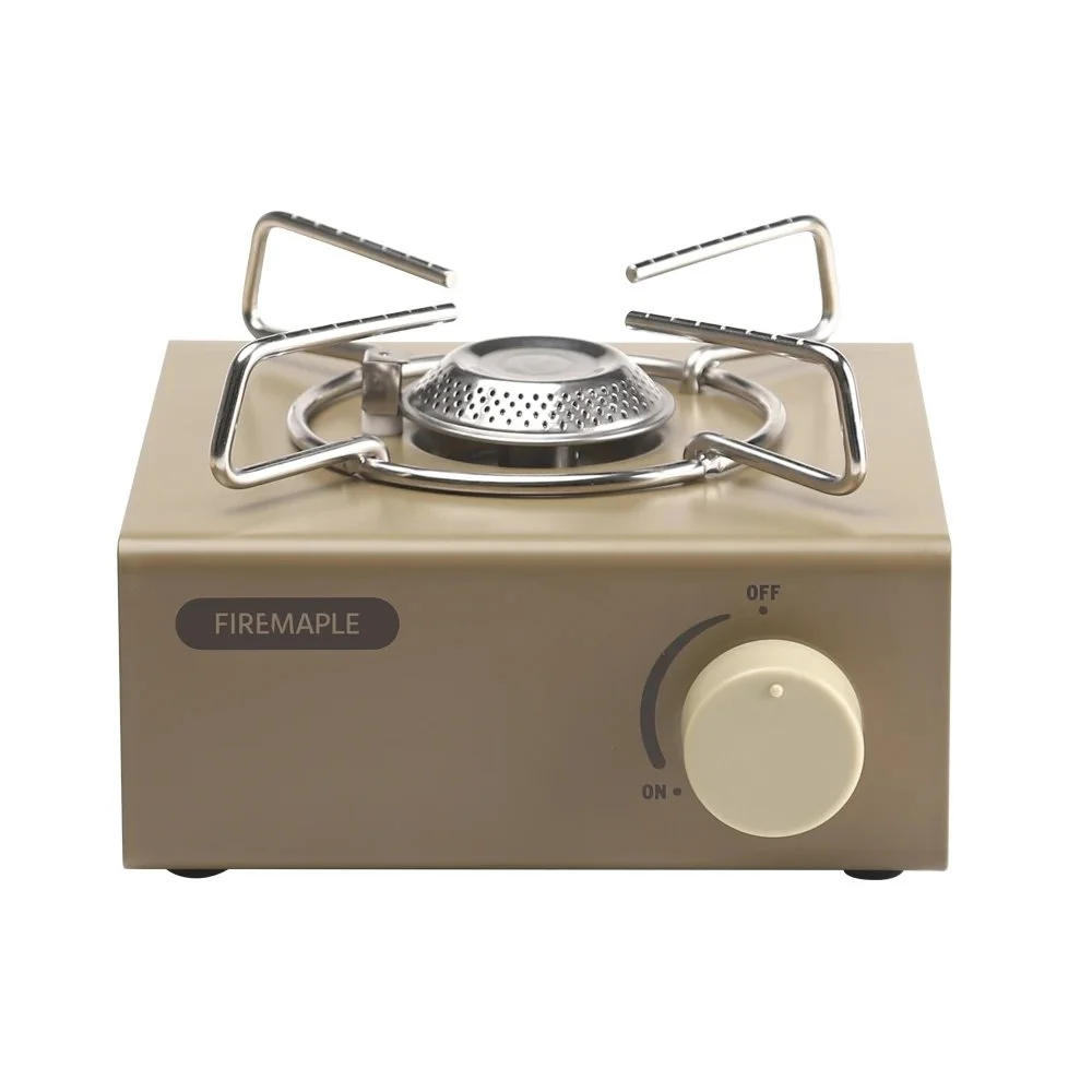 Portable Mini Butane Camping Stove with Piezo Ignition & Carry Case