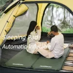 Self-Inflating Camping Mattress D03, 5CM Foam Sleeping Mat with Built-In Pump