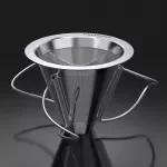 Foldable Stainless Steel Coffee Filter for Outdoor Pour Over