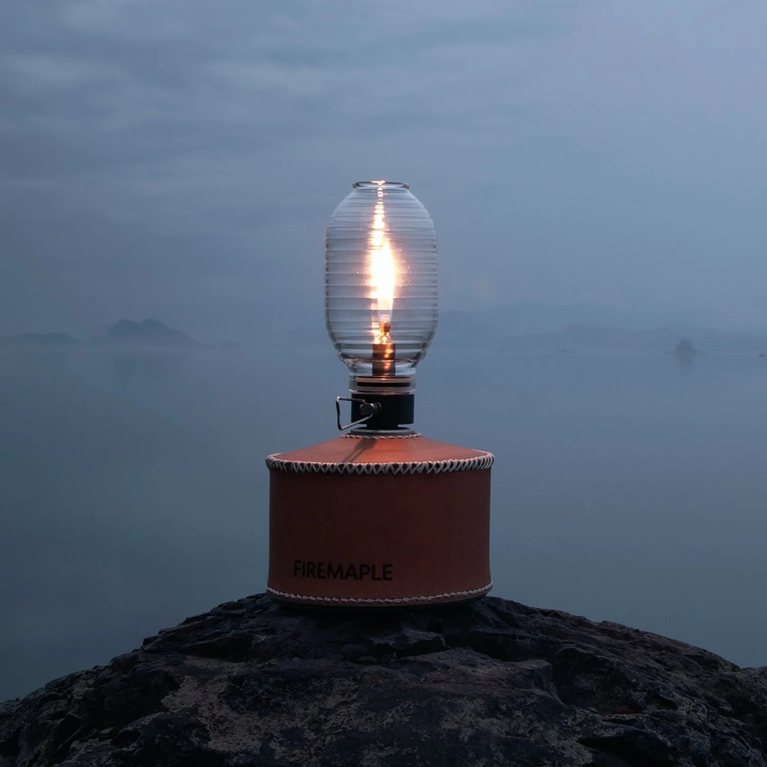 Portable Camping Gas Lantern with Adjustable Brightness