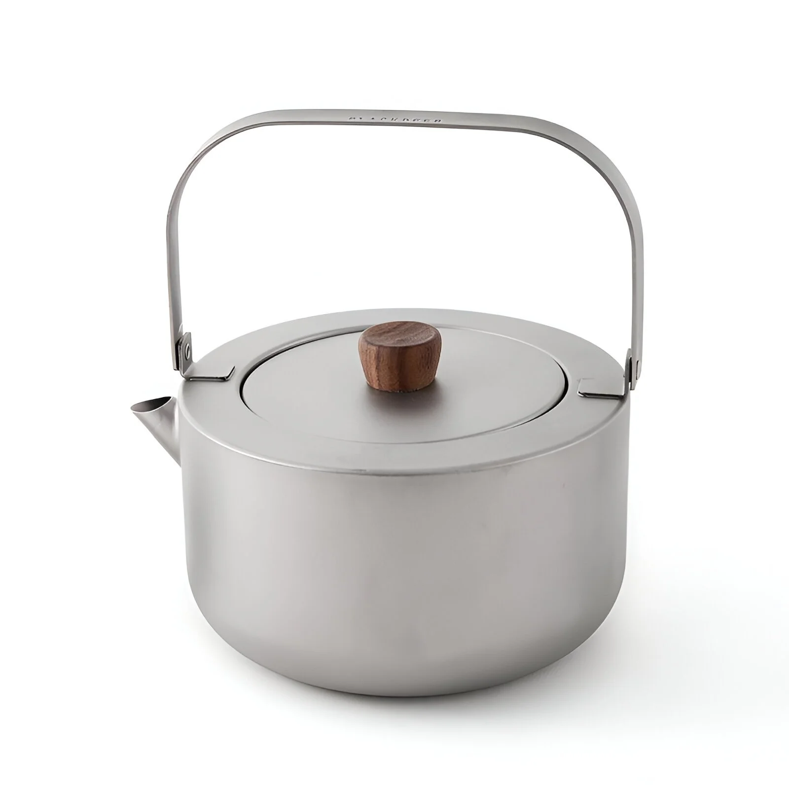 Ultralight Titanium Kettle 1.2L with Foldable Handle for Outdoor Camping & Hiking