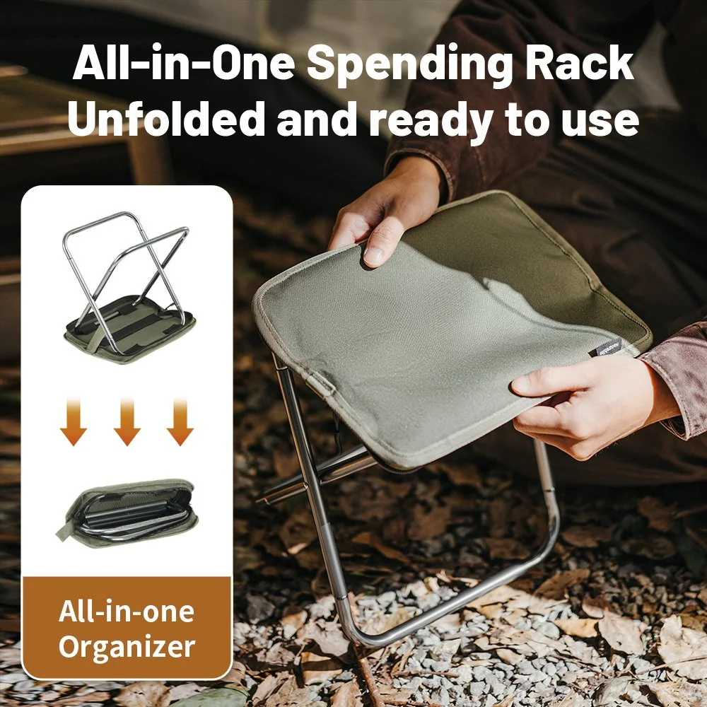 Lightweight Folding Camping Chair with Sponge Cushion for Outdoor Adventures