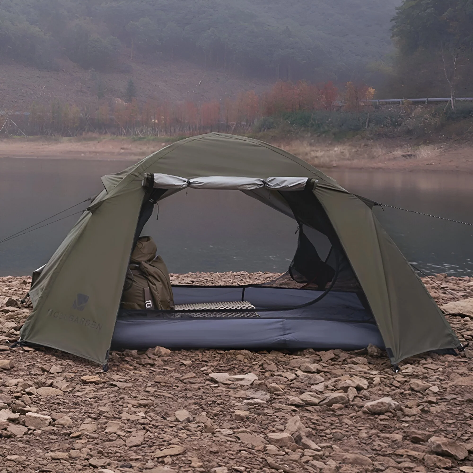 Waterproof Hiking & Camping Tent for 3-4 People with Sun Protection