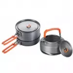 Camping Cookware Set - Lightweight, Compact & High-Efficiency Outdoor Cooking