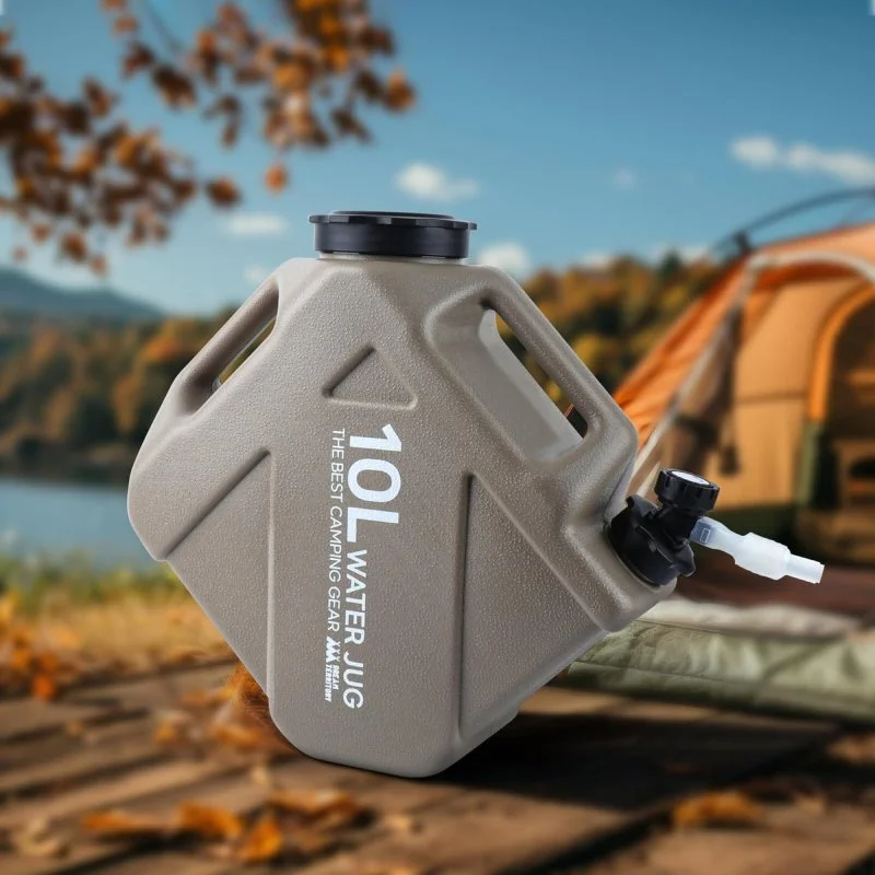 10L Portable Outdoor Water Container with Faucet