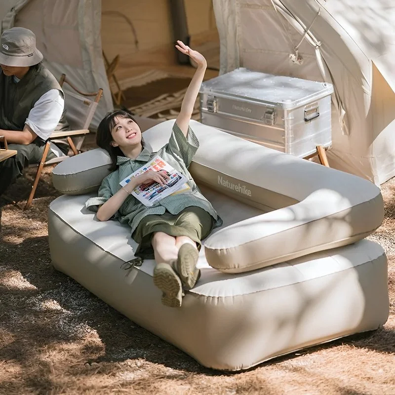 Lazy Inflatable Sofa Portable Outdoor Camping Tent Air Cushion Bed