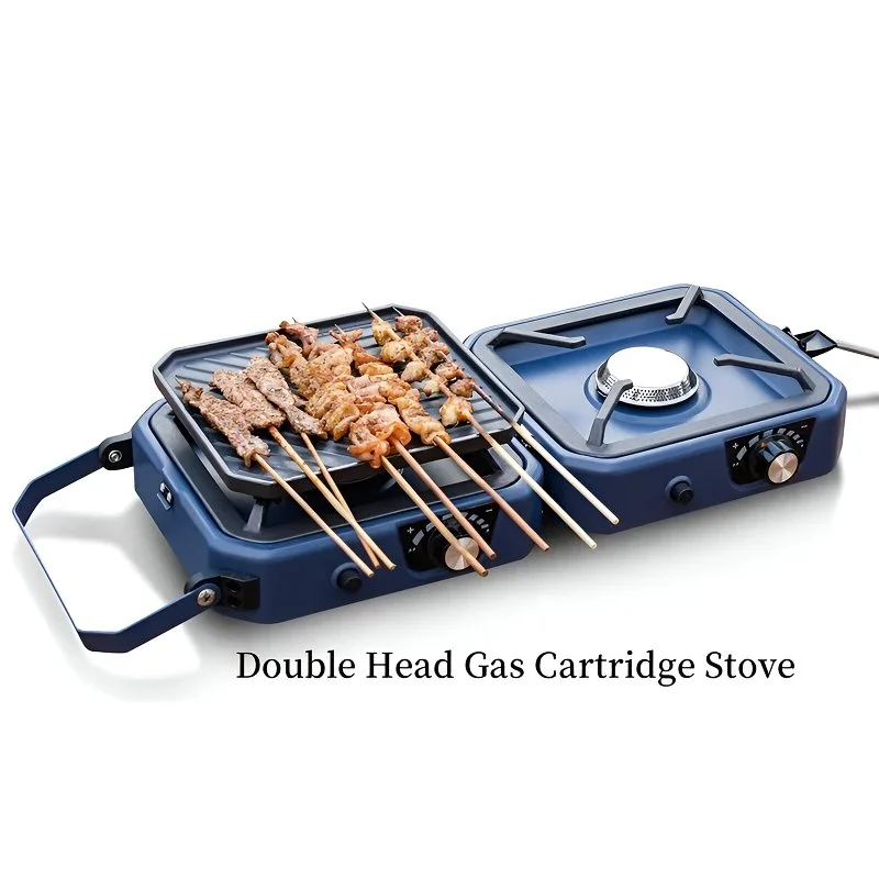 Portable Outdoor Gas Stove with Dual Burners