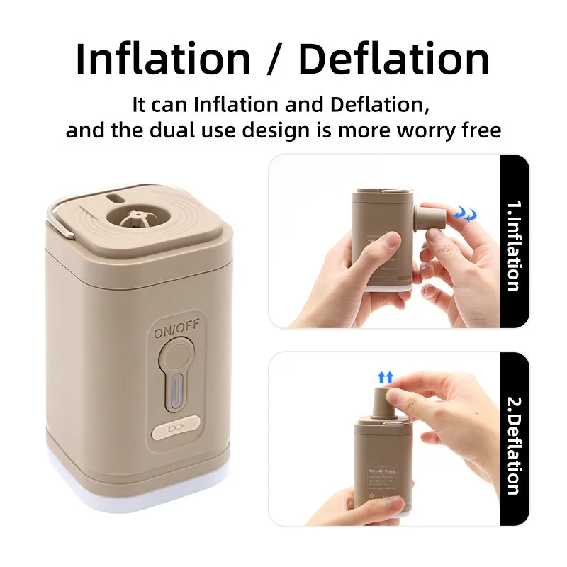 Portable Wireless Air Compressor Inflator & Deflator Pump