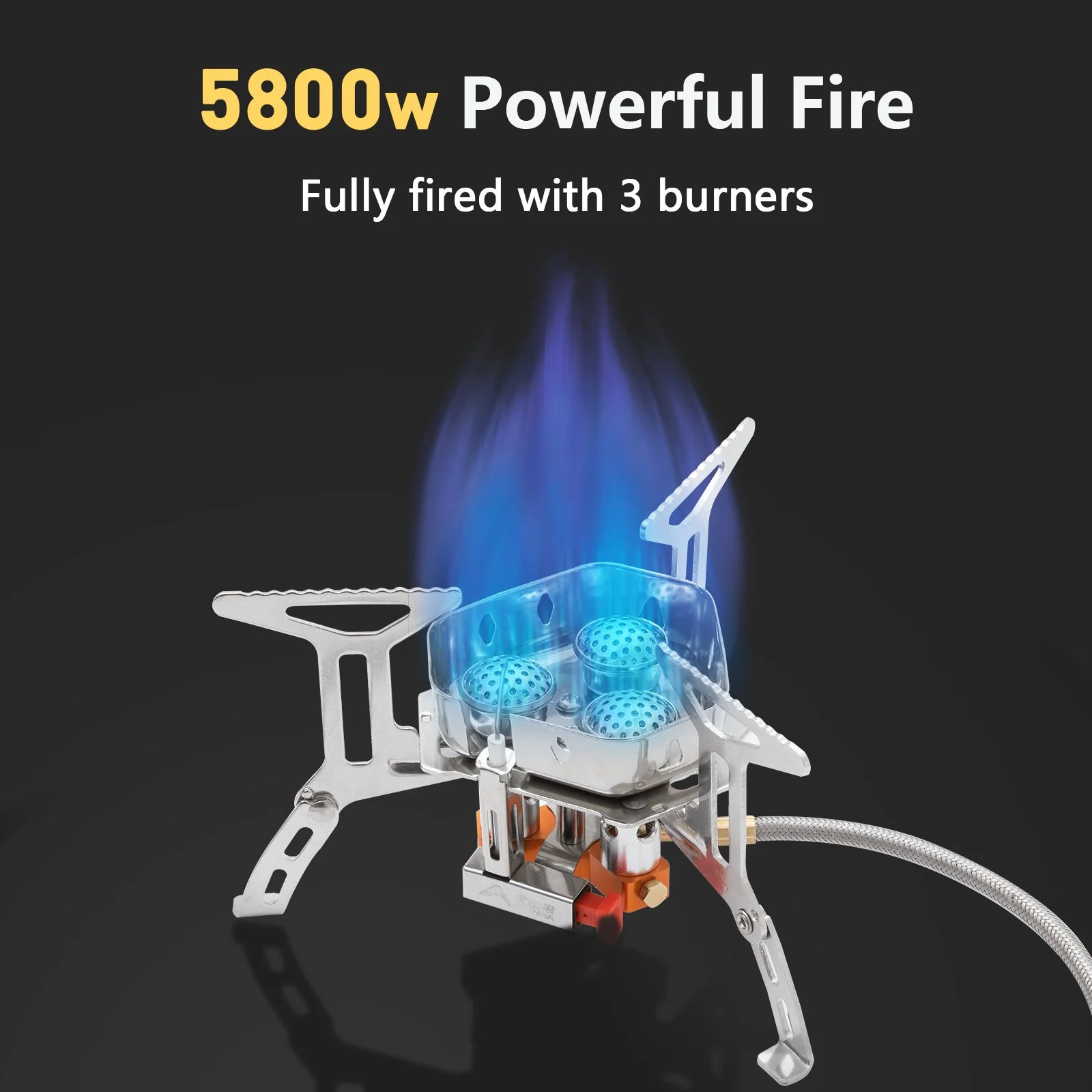 5800W Folding Burner for Outdoor BBQ and Hiking