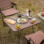 Portable Outdoor Folding BBQ Grill for Camping & Patio