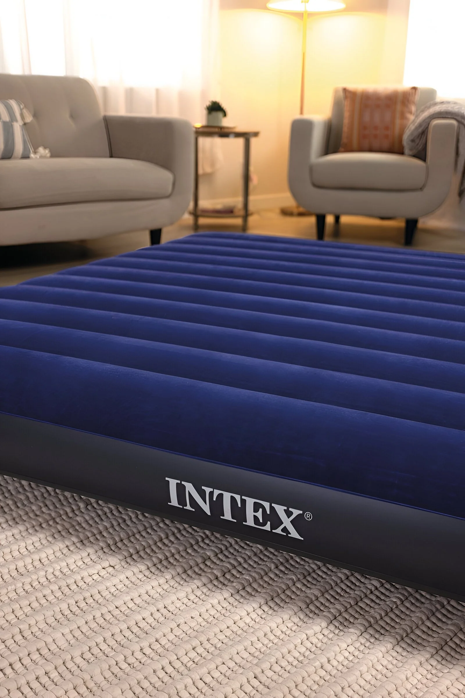 Double Inflatable Camping Air Mattress - Lightweight, Portable, Moisture-Proof