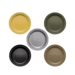Stainless Steel Camping Plates Set – Vintage Outdoor Tableware