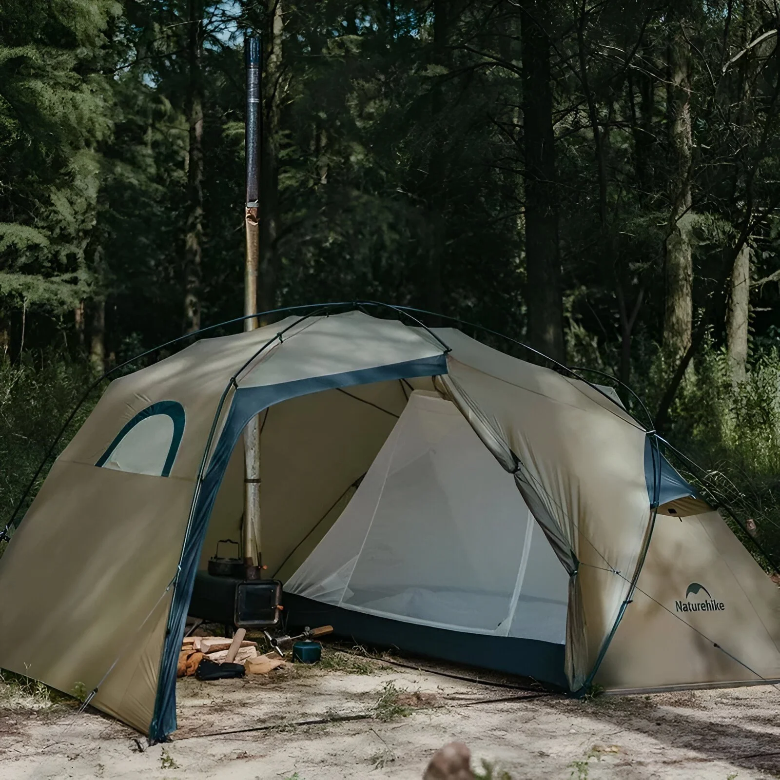 Ultralight 2 Person 4 Season Waterproof Hiking Tent with Double Layer Design