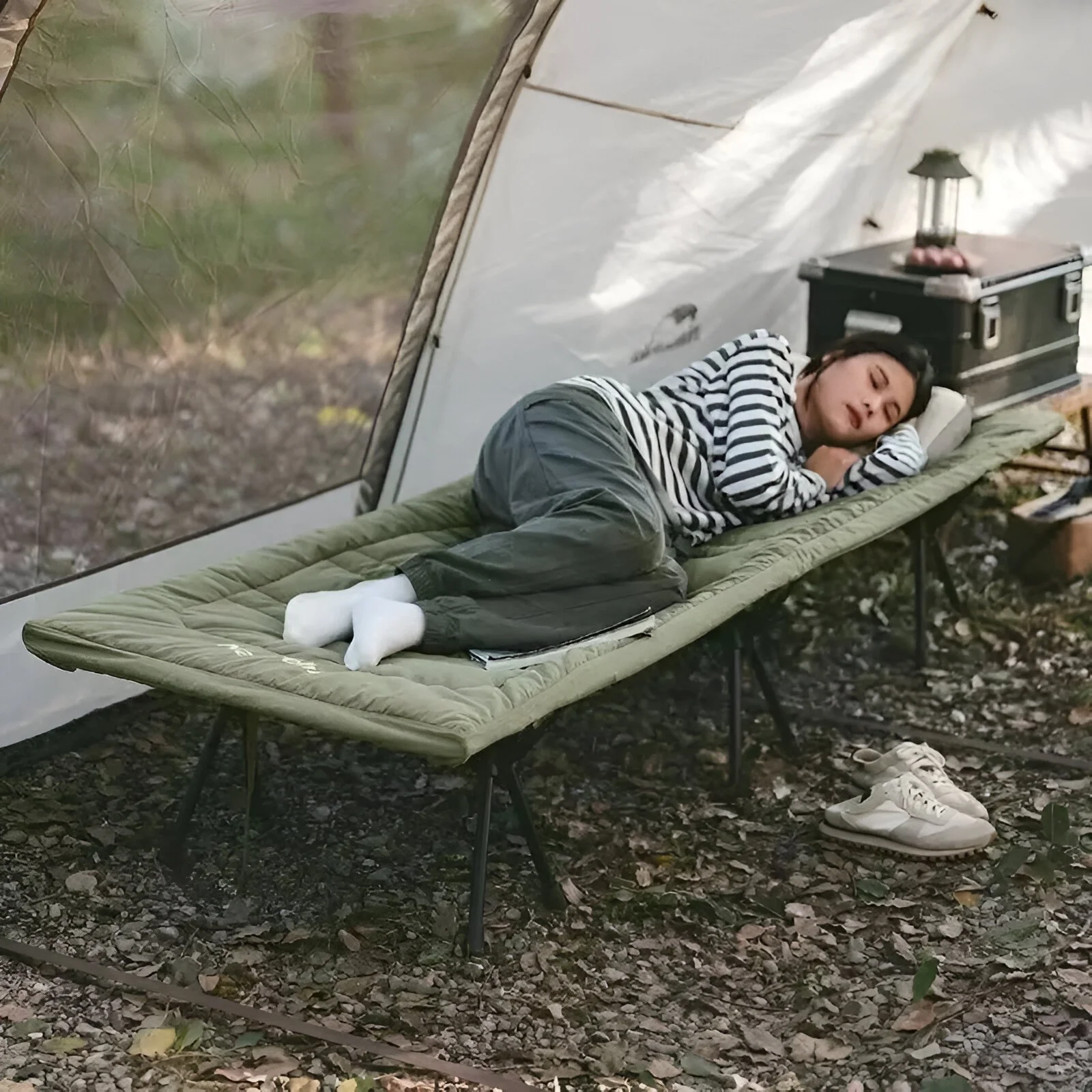 Foldable Outdoor Camping Mattress Pad 190x67cm for Cot or Ground Sleeping