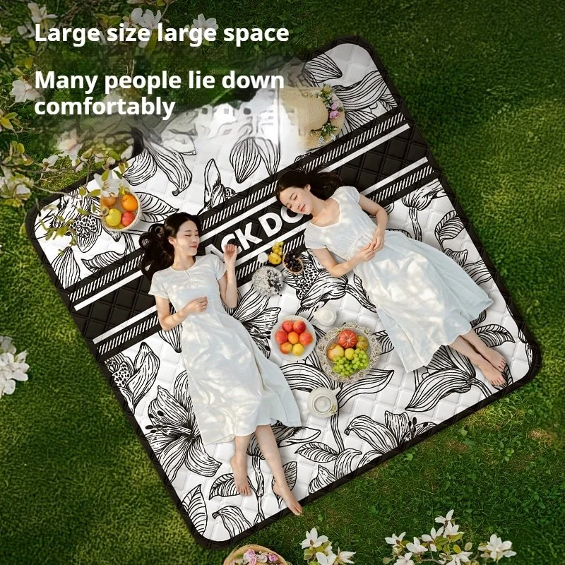 Waterproof Outdoor Picnic Mat – Thick Cotton & Aluminum Film Camping Mattress