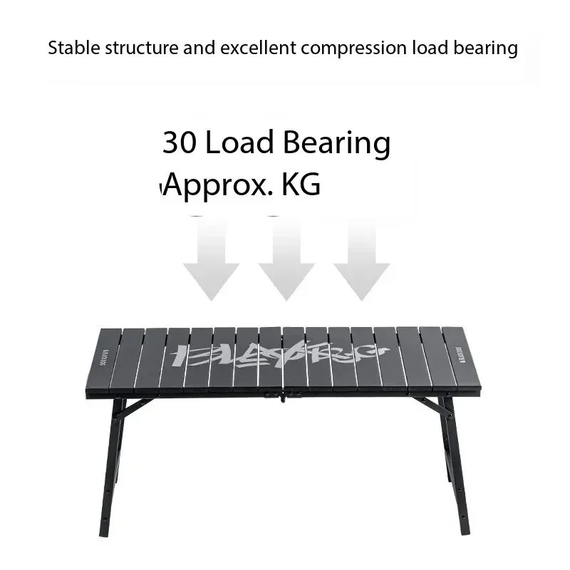 Portable Folding Aluminum Alloy Camping Table – Lightweight Outdoor Picnic Table