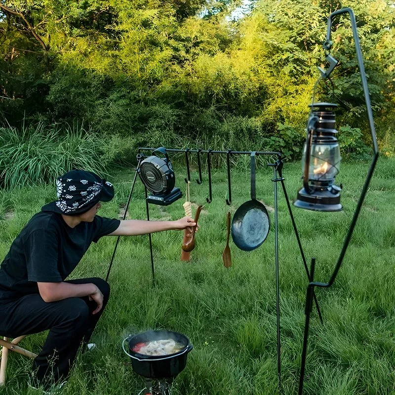 Camping Tripod Storage Rack