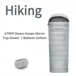 Warm Duck Down Camping Sleeping Bag with Hood – 0°F to 32°F Cold-Weather Gear