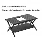 Lightweight Folding Aluminum Camping Table