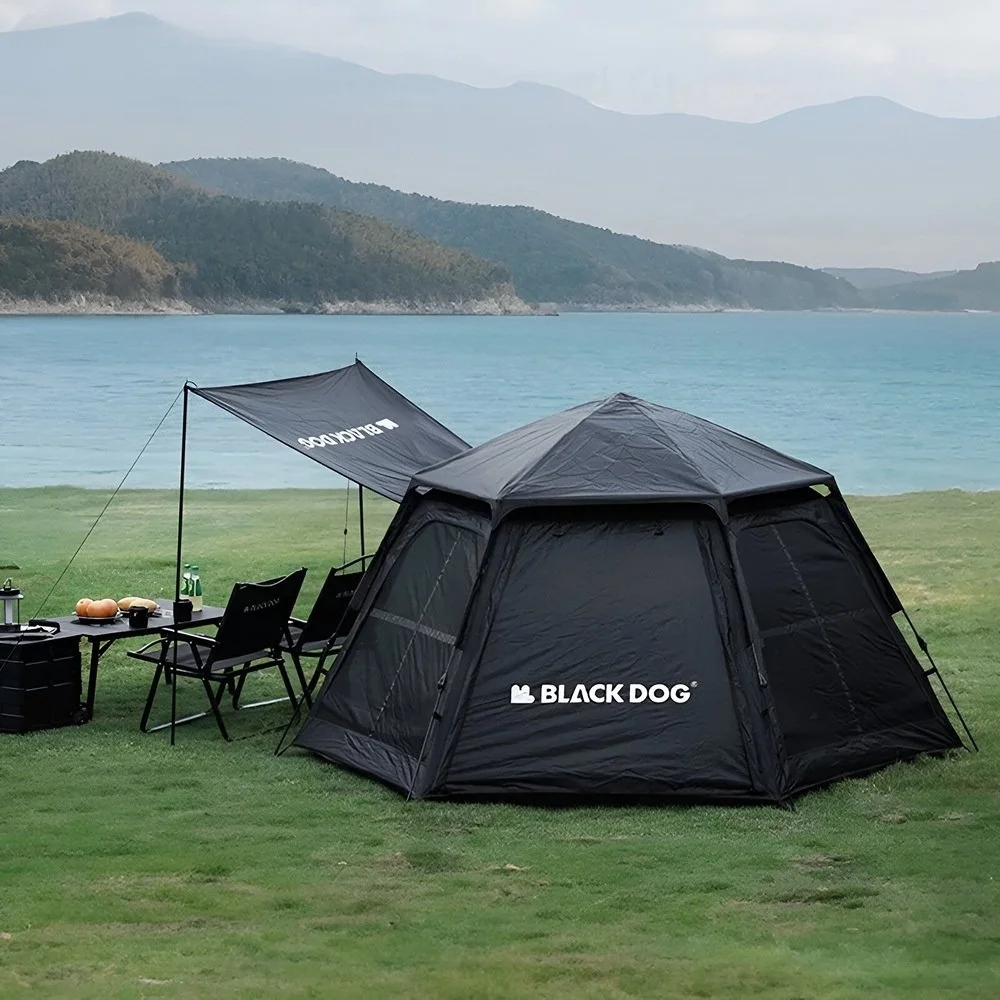 Automatic Pop-Up Camping Tent for 3-4 People with Double Layer & Ventilation