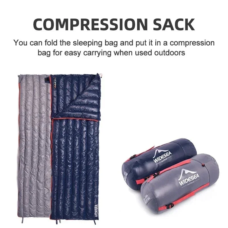 Ultralight Waterproof Down Sleeping Bag for Camping, Hiking & Travel