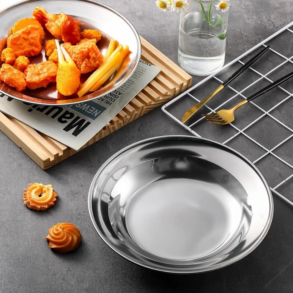 Stainless Steel Camping Plate