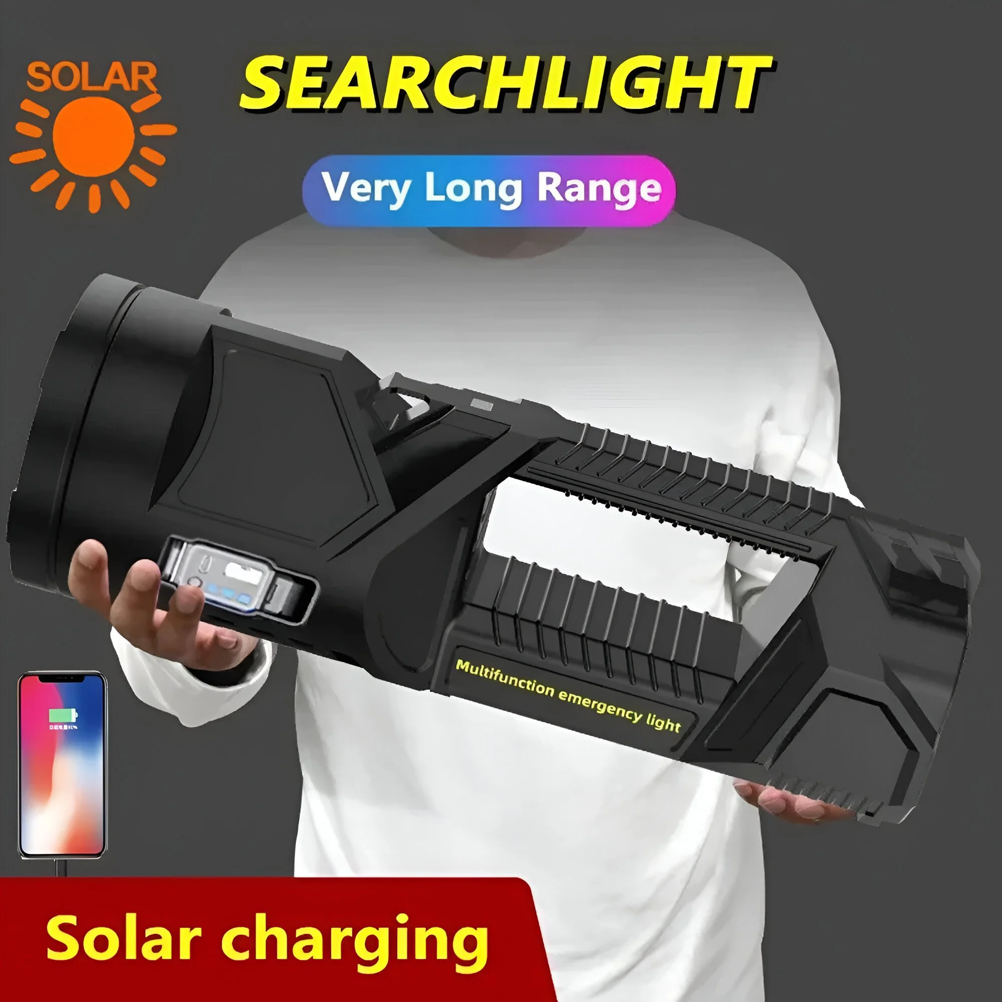 Solar & USB Rechargeable LED Work Light