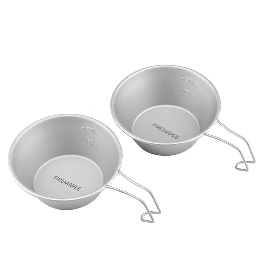 2PCS/4PCS Stainless Steel Camping Sierra Cups