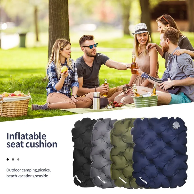 Inflatable Air Cushion Pillow for Outdoor Camping and Travel