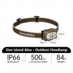 Rechargeable Waterproof LED Headlamp with Motion Sensor