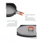 3-Piece Camping Cookware Set with Frypan and Pots for 3–5 People Outdoor Use