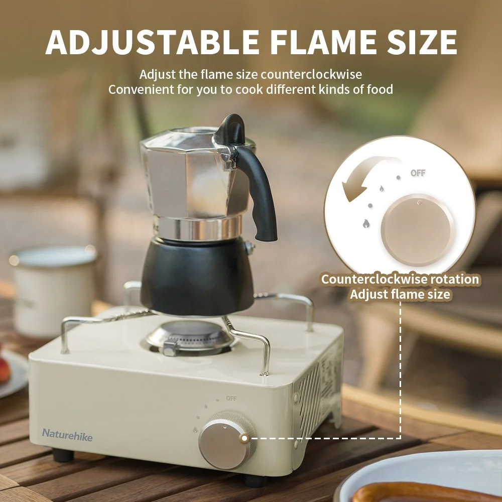 Portable Outdoor Camping Stove with Built-in Ignition – Butane Gas Cooker