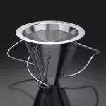 Foldable Stainless Steel Coffee Filter Dripper for Outdoor Camping Travel