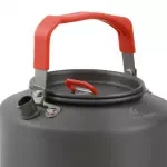 Lightweight 1.3L Camping Kettle with Heat-Proof Handle for Outdoor Cooking